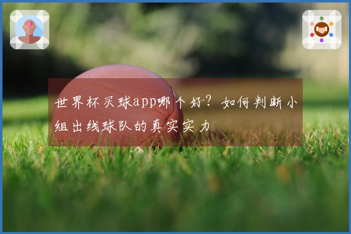 世界杯买球app哪个好？如何判断小组出线球队的真实实力